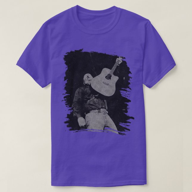 Garth brooks Retro Poster T Shirt (Design framsida)