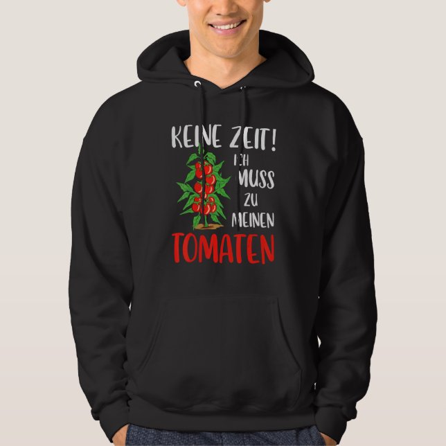Gärtner Tomato  Gebergarten Slogan Hoodie (Framsida)