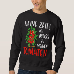 Gärtner Tomato Gebergarten Slogan Lång Ärmad Tröja