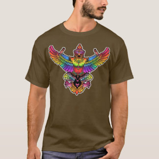 garuda gud vingar rainbowcore t shirt