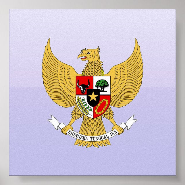 Garuda Pancasila, Indonesien, Arm Poster (Framsidan)
