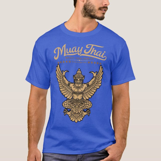 Garuda Sak Yant Muay Thai Boran T Shirt (Framsida)