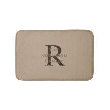 Garvad och Brun Namn Initialer 