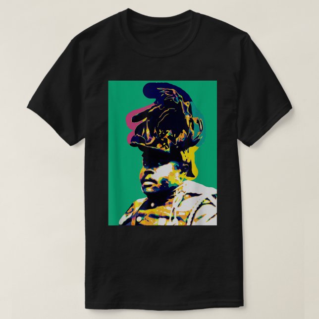 Garvey Pan African Pop Art Marcus Black History St T Shirt (Design framsida)