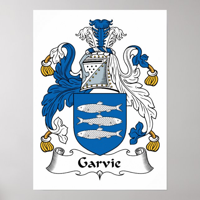 Garvie Family Crest Poster (Framsidan)