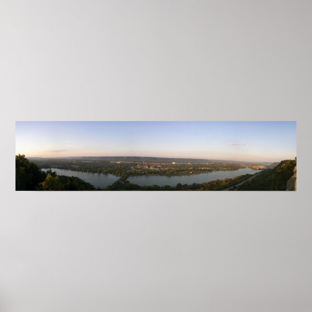 Garvin Heights Panoramic Print Poster (Framsidan)