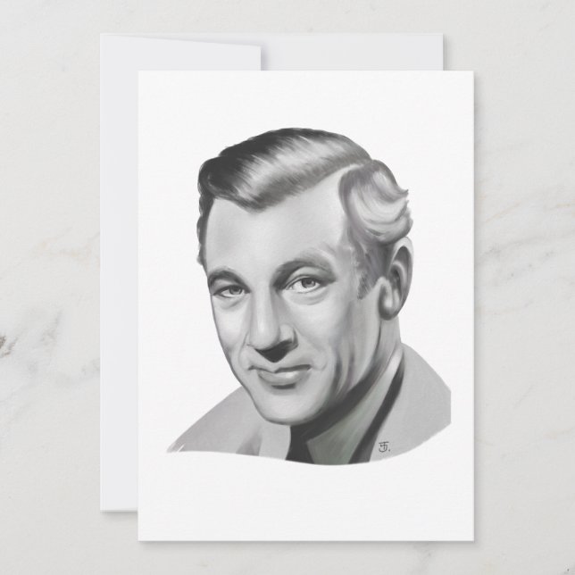 Gary Cooper Tack Kort (Framsida)