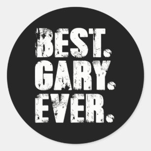 Gary Er Birthday Namn Shirt Humor Joke Gary Runt Klistermärke
