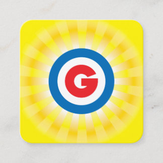 Gary Grayson Affärskort Fyrkantigt Visitkort