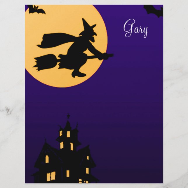 Gary Halloween brevpapper (Framsida)