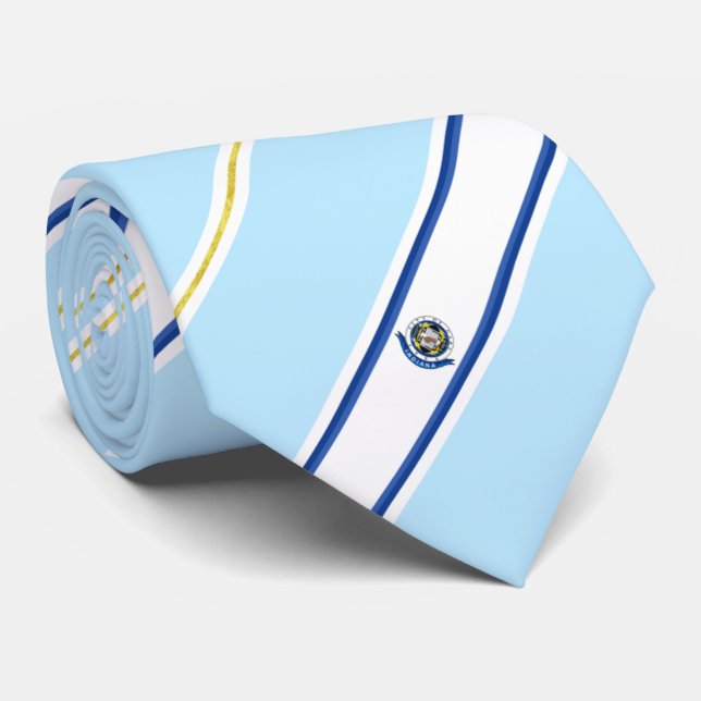 Gary (Indiana) city flagga Neck Tie Slips (Rullad)