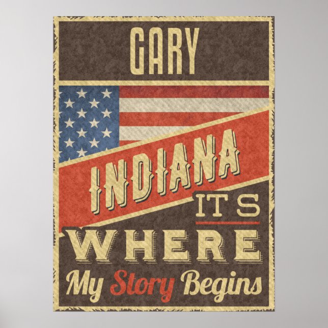 Gary Indiana Poster (Framsidan)