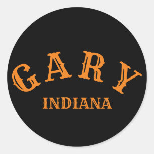 Gary, Indiana Runt Klistermärke