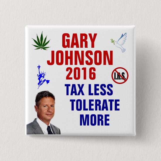 Gary Johnson 2016 Knapp (Framsida)