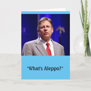 Gary Johnson Birthday Card Kort