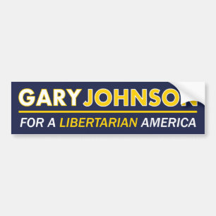 Gary Johnson en som tror på läran om viljans Bildekal