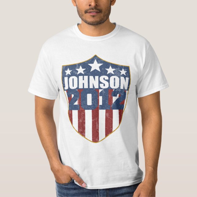 Gary Johnson för president i 2012 T Shirt (Framsida)