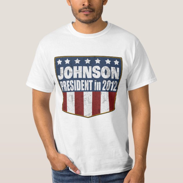 Gary Johnson för president i (bedrövad) 2012, Tee Shirt (Framsida)