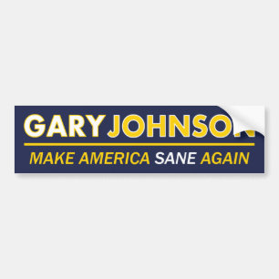 Gary Johnson gör Amerika den förnuftiga bildekal