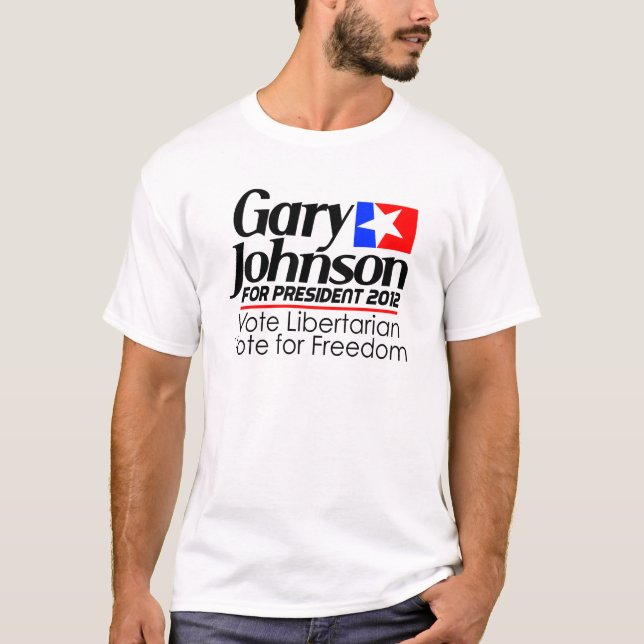 Gary Johnson skjorta 2012 Tee (Framsida)