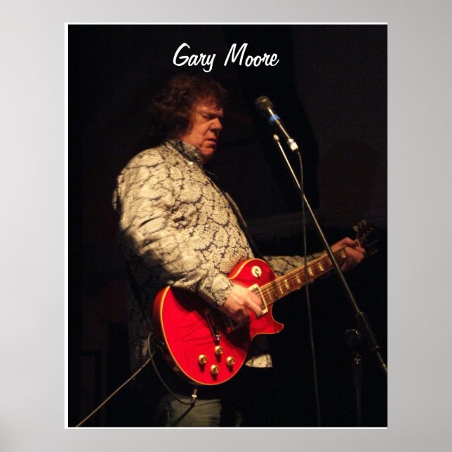 Gary Moore Poster (Framsidan)