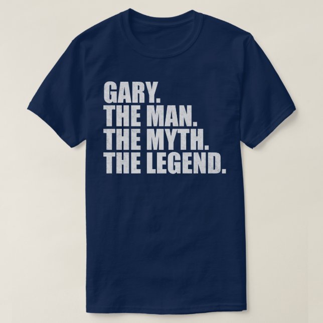 Gary Namn Gary given namn T Shirt (Design framsida)