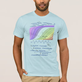 GARY peptid, AUC tema, anpassad text, ljus T Shirt
