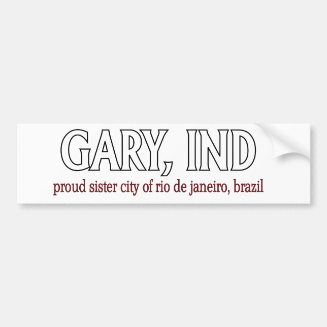 GARY PRIDEbildekal Bildekal (Framsidan)