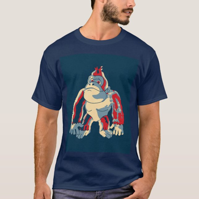 Gary the Gorilla  for President  T Shirt (Framsida)