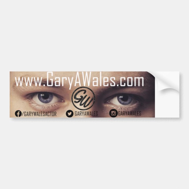 Gary Wales bilbildekal Bildekal (Framsidan)