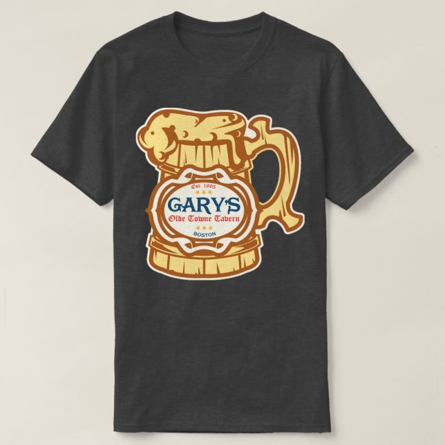 Garys Olde Towne Tavern from Cheers T Shirt (Design framsida)