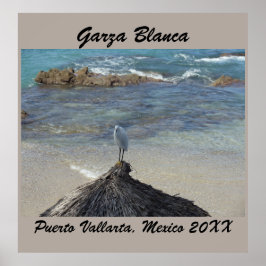 Garza Blanca i Puerto Vallarta aqua Blue Sea Poster