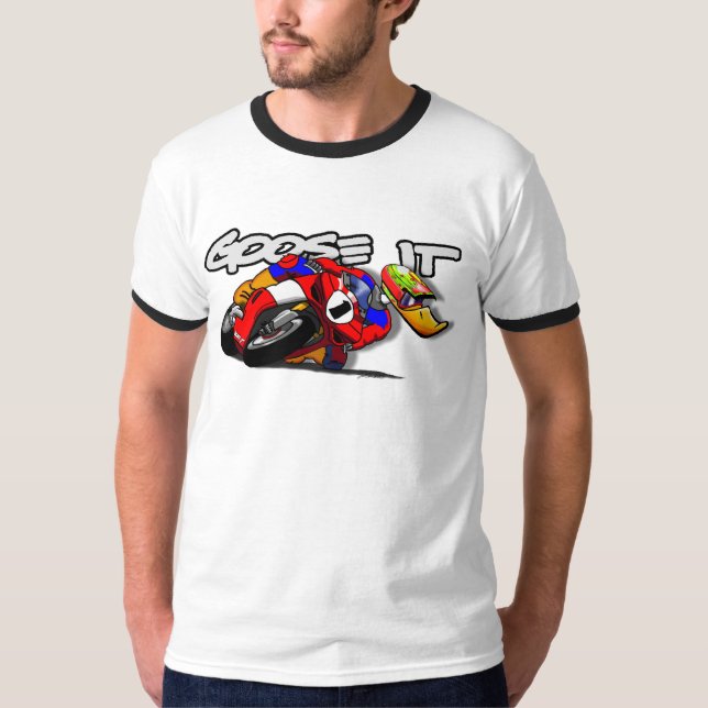 Gås det Roadrace RingerT-tröja Tee (Framsida)
