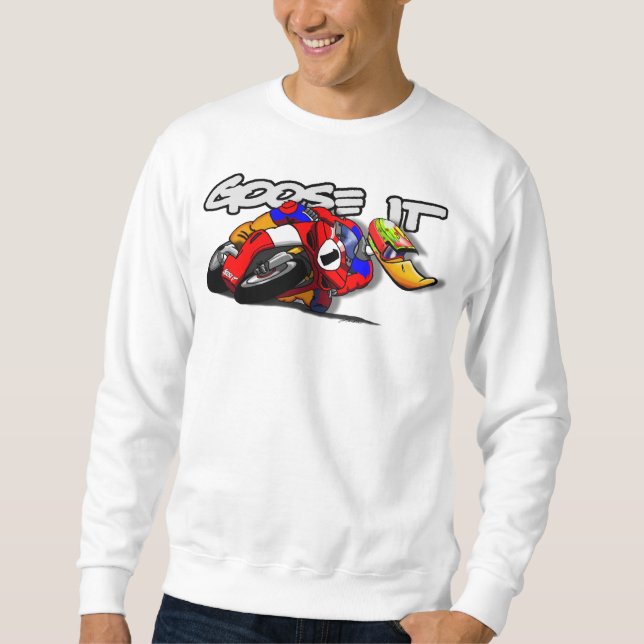 Gås det Roadrace tröja Sweatshirt (Framsida)