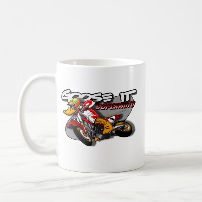 Gås det SUPERMOTO-mugg Kaffemugg (Vänster)