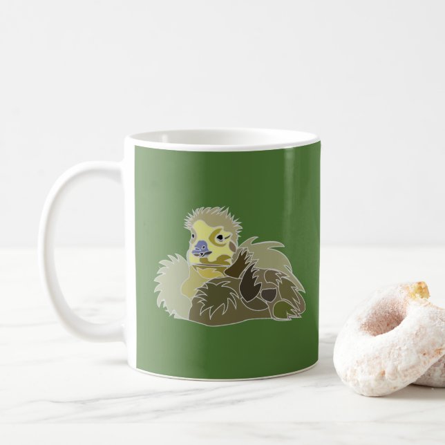 Gås Gäns Bebis Gås  Kaffemugg (Med munk)