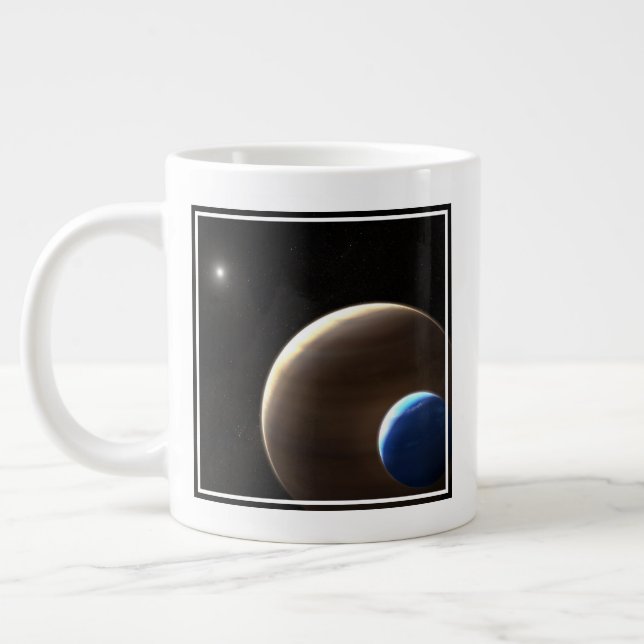 Gas Giant Planet Kepler-1625b Jumbo Mugg (Vänster)