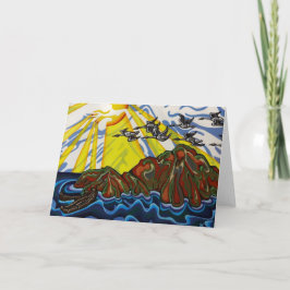 Gås gratulationskort kort