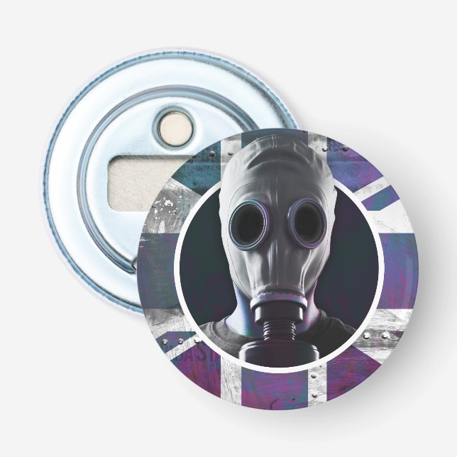 Gas Mask Flaska-öppnare Flasköppnare (Framsidan)