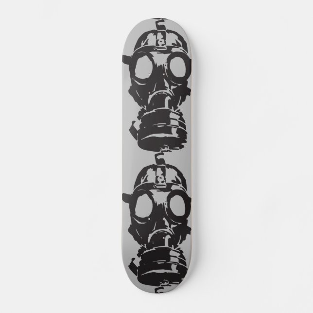 GAS MASK SKATEBOARD (Framsida)