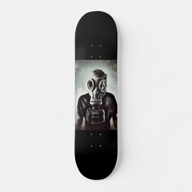 GAS MASK SKATEBOARD (Framsida)