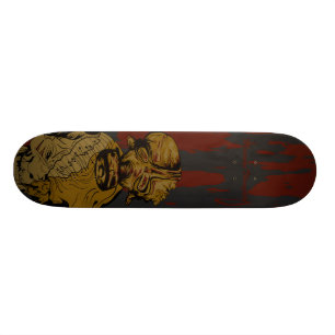 Gas Mask Zombie skateboardar Old School Skateboard Bräda 18 Cm