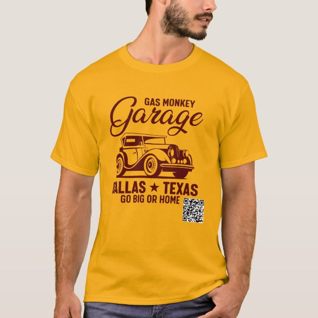 Gas Monkey Garage Manar T-Shirt (Framsida)