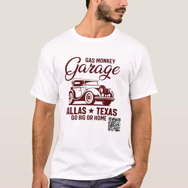 Gas Monkey Garage Manar T Shirt (Framsida)