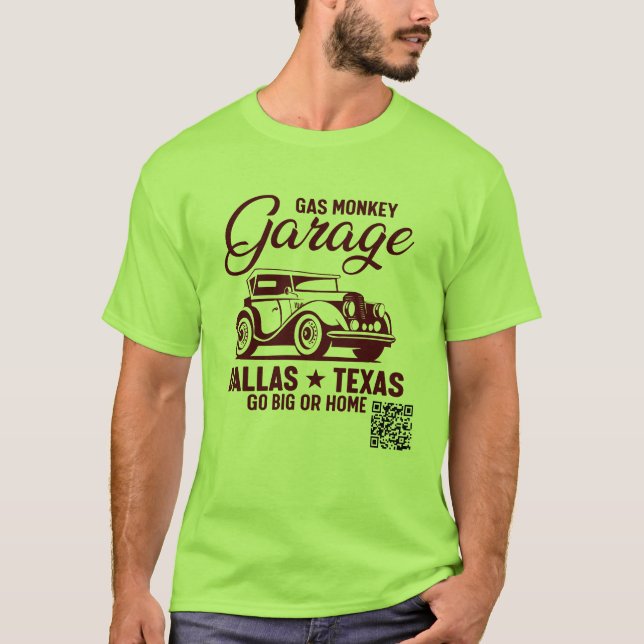 Gas Monkey Garage Manar T-Shirt (Framsida)