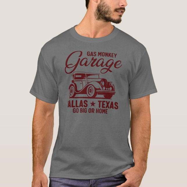 Gas monkey-garaget Dallas Texas T Shirt (Framsida)