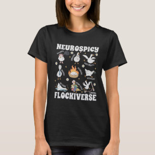 Gås Neurodiverse Autism Medvetenhet Adhd Mental Hä T Shirt