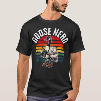 Gås Nörd Rolig Fågelskådare Natur T Shirt