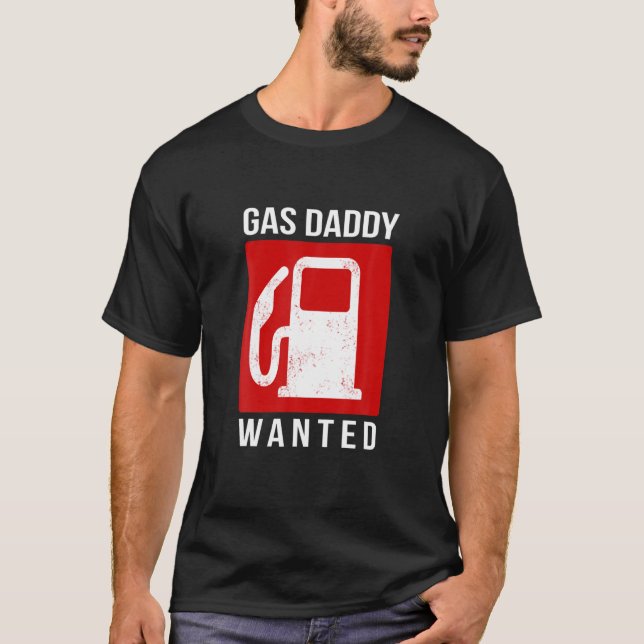 Gas pappa Wanted T Shirt (Framsida)