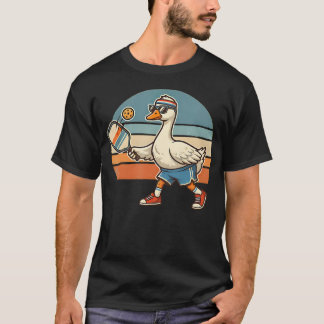 Gås Pickleball Sport Spelare Djur Pojkar Pickle T Shirt